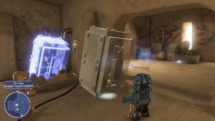 Zadanie polega na zakryciu dziur, z których wychodzą stworzenia - LEGO Star Wars The Skywalker Saga: Mos Eisley - lista wszystkich łamigłówek - LEGO Skywalker Saga - poradnik do gry