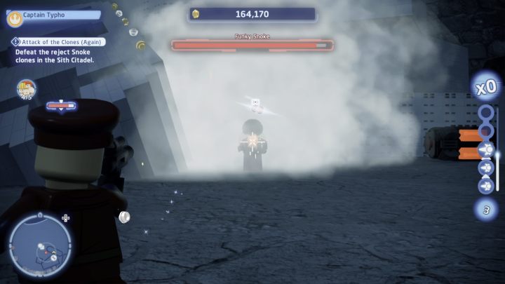 5 klon będzie co chwilę teleportował się w inne miejsce - LEGO Skywalker Saga: Atak klonów następny (Attack of the Clones Again) - solucja, opis przejścia - LEGO Skywalker Saga - poradnik do gry