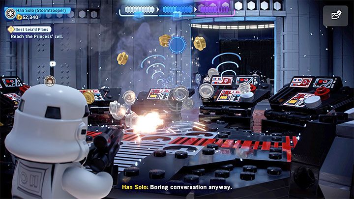 Poziom ten posiada 3 wyzwania - LEGO Skywalker Saga: Oca-lei-nie (Best Leiad Plans) - solucja, opis przejścia - LEGO Skywalker Saga - poradnik do gry