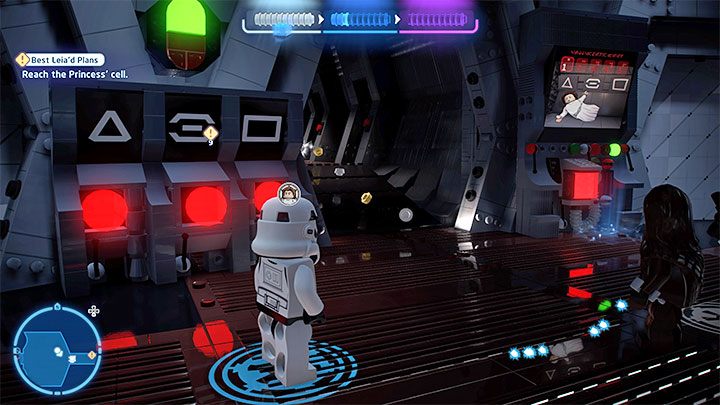 Musicie zaliczyć prostą zagadkę z symbolami - LEGO Skywalker Saga: Oca-lei-nie (Best Leiad Plans) - solucja, opis przejścia - LEGO Skywalker Saga - poradnik do gry
