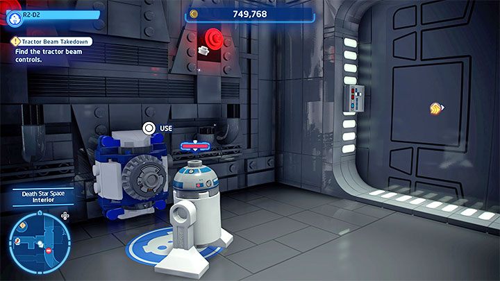 Po wznowieniu swobodnej eksploracji wnętrza Gwiazdy Śmierci musicie wyruszyć do pomieszczenia sterowania pracą wiązki - LEGO Skywalker Saga: Też mi ratunek (This is Some Rescue) - solucja, opis przejścia - LEGO Skywalker Saga - poradnik do gry