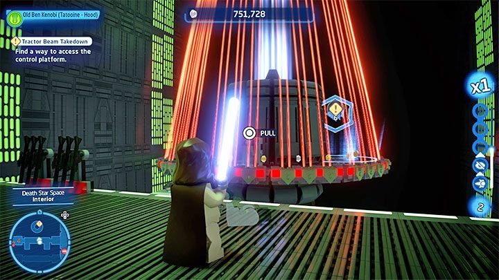 Pozbądźcie się kolejnych wrogów i zainteresujcie się okrągłą platformą po prawej stronie - LEGO Skywalker Saga: Też mi ratunek (This is Some Rescue) - solucja, opis przejścia - LEGO Skywalker Saga - poradnik do gry