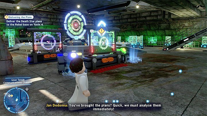 Po udanym lądowaniu wyruszcie w stronę centrum dowodzenia żeby spotkać się z sojusznikami - LEGO Skywalker Saga: Trzymaj się celu (Stay on Target) - solucja, opis przejścia - LEGO Skywalker Saga - poradnik do gry