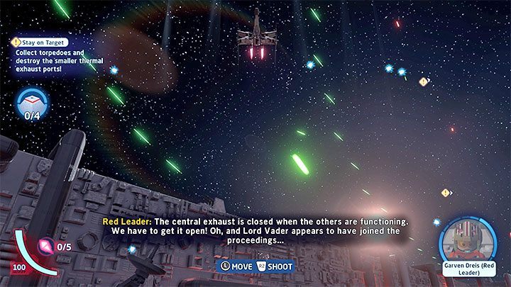 Druga część misji rozgrywa się w większym obszarze, nad którym możecie swobodnie latać - LEGO Skywalker Saga: Trzymaj się celu (Stay on Target) - solucja, opis przejścia - LEGO Skywalker Saga - poradnik do gry