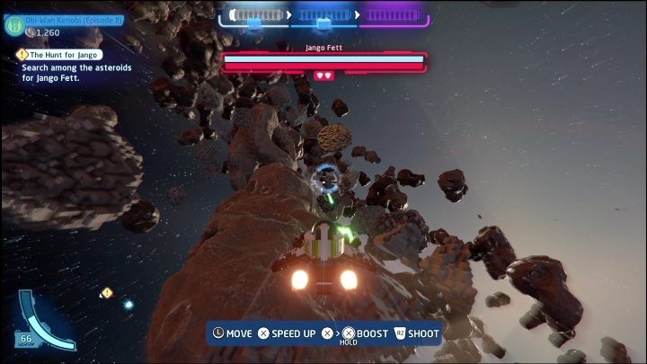 Pozostałe 3 części minizestawu znajdziecie po prostu latając po tej przestrzeni kosmicznej - LEGO Skywalker Saga: Atak klonów - lista znajdziek i nagrody - LEGO Skywalker Saga - poradnik do gry