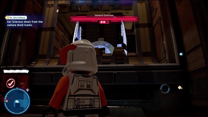 Aby zdobyć kolejną część minizestawu potrzebujecie dwóch klas postaci: Zbieracza i Złoczyńcy - LEGO Skywalker Saga: Zemsta Sithów - lista znajdziek i nagrody - LEGO Skywalker Saga - poradnik do gry