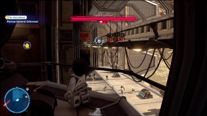 Do ostatniej części można dostać się w bardzo prosty sposób, o ile ma się wprawę w skakaniu po barierkach - LEGO Skywalker Saga: Zemsta Sithów - lista znajdziek i nagrody - LEGO Skywalker Saga - poradnik do gry