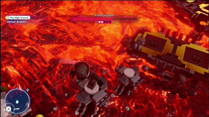 Ostania część minizestawu znajduje się na platformie, nad samą lawą - LEGO Skywalker Saga: Zemsta Sithów - lista znajdziek i nagrody - LEGO Skywalker Saga - poradnik do gry