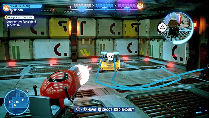 Kontynuujcie przeprawę niezależnie od wybranego wariantu i rozprawiajcie się po drodze z mniejszymi kreaturami - LEGO Skywalker Saga: Kto Soloeje wiatr (Reap What You Solo) - solucja, opis przejścia - LEGO Skywalker Saga - poradnik do gry