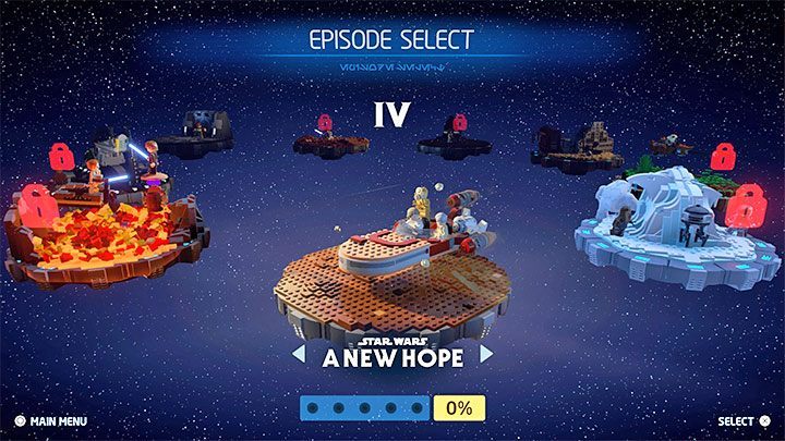 Fabuła gry obejmuje wszystkich 9 głównych części Gwiezdnych wojen, przy czym nie ma obowiązku zaliczania ich w kolejności chronologicznej, tzn - LEGO Skywalker Saga: Porady na start - lista - LEGO Skywalker Saga - poradnik do gry