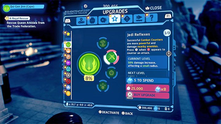 Druga metoda to kupowanie umiejętności dla poszczególnych klas postaci - LEGO Skywalker Saga: Rozwój postaci - ulepszenia i umiejętności - LEGO Skywalker Saga - poradnik do gry