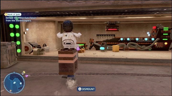 Kolejna część minizestawu wymaga podjechania tam specjalnym pojazdem - LEGO Skywalker Saga: Nowa nadzieja - lista znajdziek i nagrody - LEGO Skywalker Saga - poradnik do gry