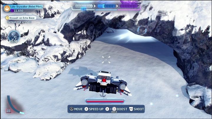 Dwie kolejne znajdźki schowane są pod łukami skalnymi - LEGO Skywalker Saga: Imperium kontratakuje- lista znajdziek i nagrody - LEGO Skywalker Saga - poradnik do gry