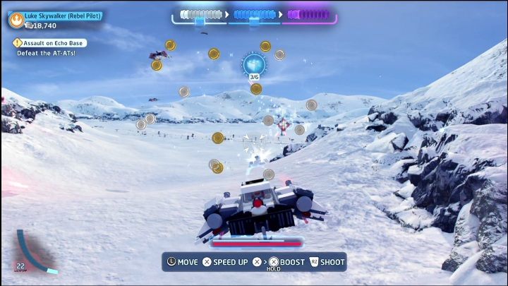 Ostatni element zestawu dostępny jest w drugiej części lokacji - LEGO Skywalker Saga: Imperium kontratakuje- lista znajdziek i nagrody - LEGO Skywalker Saga - poradnik do gry