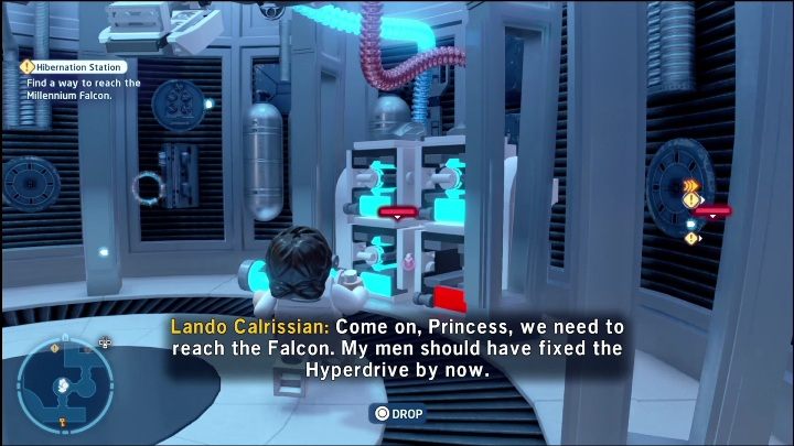 Do zdobycia kolejnej znajdźki potrzebujecie niebieskiej baterii - LEGO Skywalker Saga: Imperium kontratakuje- lista znajdziek i nagrody - LEGO Skywalker Saga - poradnik do gry