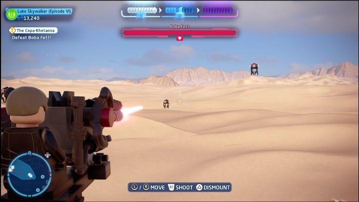 Pierwszą część można zdobyć zaraz po rozpoczęciu tego poziomu - LEGO Skywalker Saga: Powrót Jedi - lista znajdziek i nagrody - LEGO Skywalker Saga - poradnik do gry