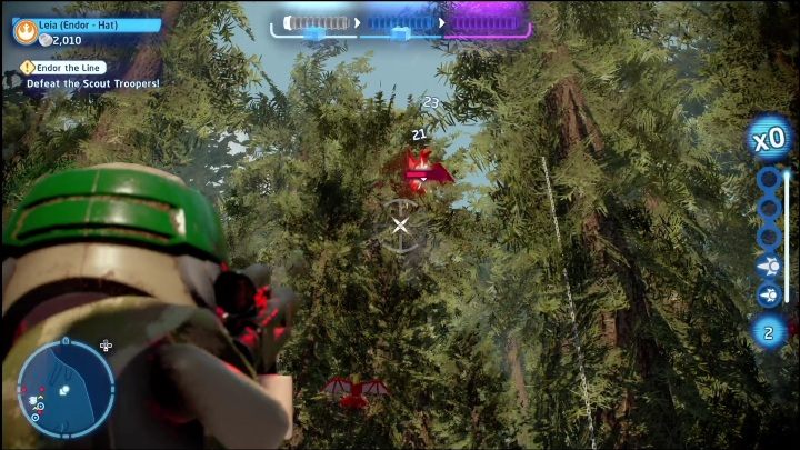 Pierwszą znajdźkę zdobędziecie za zabicie 4 czerwonych ptaków - LEGO Skywalker Saga: Powrót Jedi - lista znajdziek i nagrody - LEGO Skywalker Saga - poradnik do gry