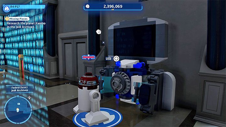 Otrzymacie nowe zadania zbadania planety Kamino w archiwach Jedi - LEGO Skywalker Saga: Łowy na Jango (The Hunt for Jango) - solucja, opis przejścia - LEGO Skywalker Saga - poradnik do gry