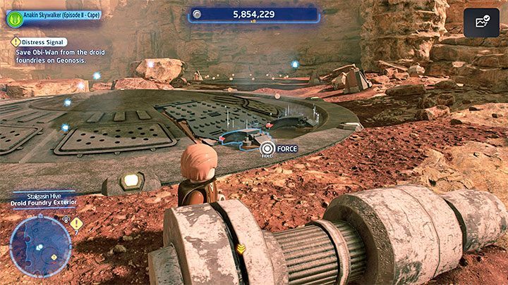 Po znalezieniu się na powierzchni musicie wyruszyć w stronę fabryki droidów - LEGO Skywalker Saga: Fanaberie w fabryce droidów (Droid Factory Frenzy) - solucja, opis przejścia - LEGO Skywalker Saga - poradnik do gry