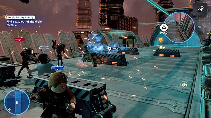 Musicie przystąpić do walk z droidami - LEGO Skywalker Saga: Fanaberie w fabryce droidów (Droid Factory Frenzy) - solucja, opis przejścia - LEGO Skywalker Saga - poradnik do gry