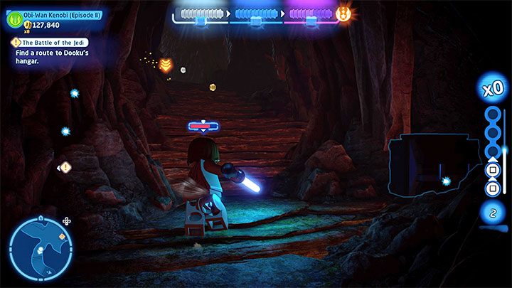 Niezależnie od wybranego wariantu rozprawcie się z latającymi przeciwnikami i wyruszcie dalej - LEGO Skywalker Saga: Bitwa Jedi (The Battle of the Jedi) - solucja, opis przejścia - LEGO Skywalker Saga - poradnik do gry