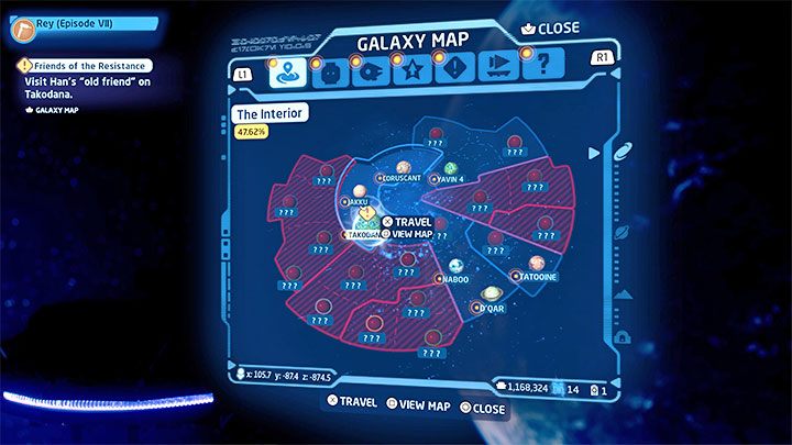 Po zaliczeniu poprzedniej misji fabularnej znajdziecie się na pokładzie statku w przestrzeni kosmicznej - LEGO Skywalker Saga: Królowa Starkillera (Starkiller Queen) - solucja, opis przejścia - LEGO Skywalker Saga - poradnik do gry