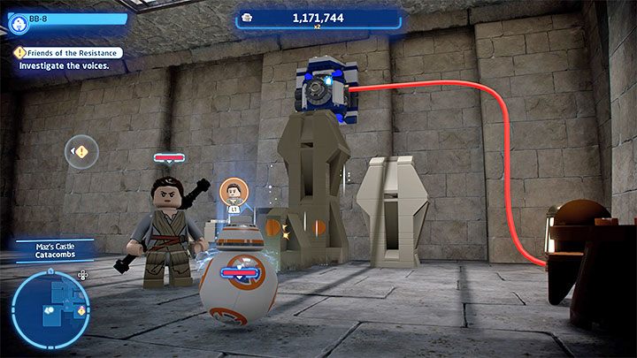 Otrzymacie zadanie zbadania dziwnych głosów sterując postacią Rey - LEGO Skywalker Saga: Królowa Starkillera (Starkiller Queen) - solucja, opis przejścia - LEGO Skywalker Saga - poradnik do gry