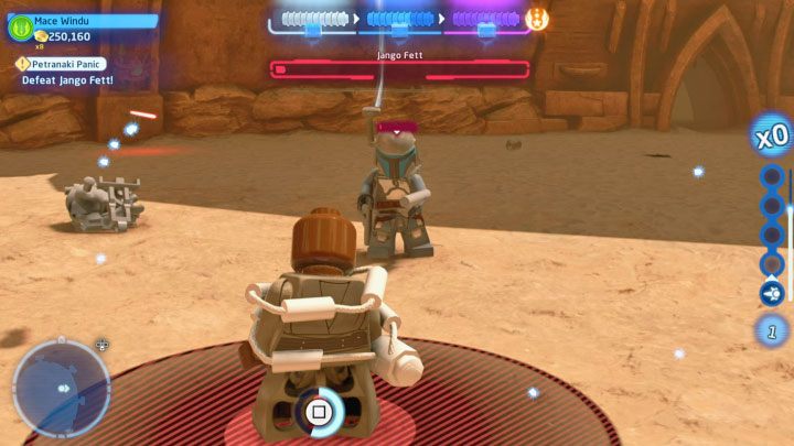 Innym unikalnym atakiem Jango jest uwięzienie bohatera w miejscu - LEGO Skywalker Saga: Jango Fett - boss, jak pokonać? - LEGO Skywalker Saga - poradnik do gry