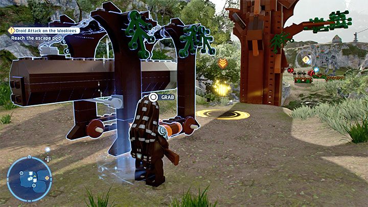 Lewą konstrukcją do zbudowania jest taran (Battering Ram) - LEGO Skywalker Saga: Atak droidów na wookieech (Droid Attack on the Wookiees) - solucja, opis przejścia - LEGO Skywalker Saga - poradnik do gry