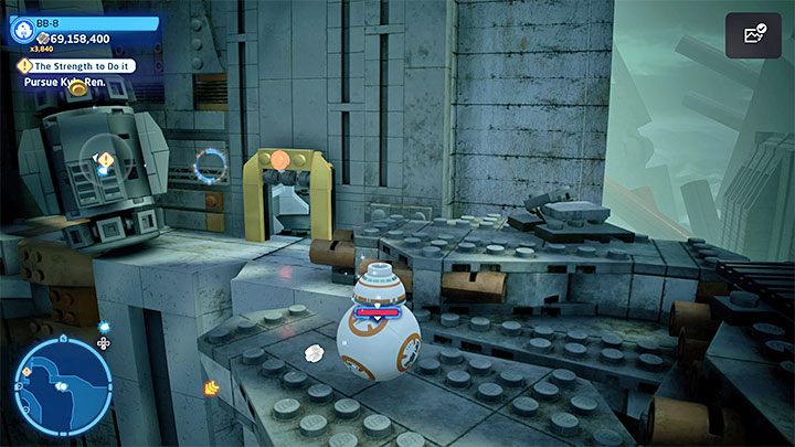 Kylo Ren ucieknie i w drodze do miejsca stoczenia z nim drugiej walki musicie rozwiązywać zagadki środowiskowe - LEGO Skywalker Saga: Kylo Ren, epizod 9 - boss, jak pokonać? - LEGO Skywalker Saga - poradnik do gry