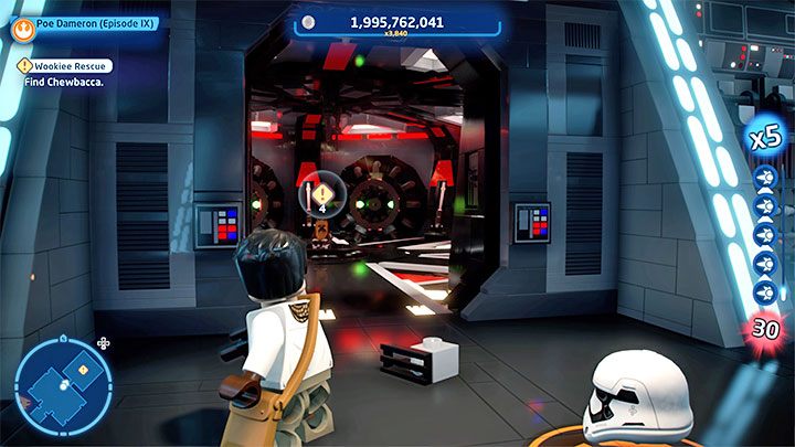 Dokończcie przemarsz do niebieskiego okręgu, a załączą się nowe cut-scenki - LEGO Skywalker Saga: Być na tyle silnym (The Strength To Do It) - solucja, opis przejścia - LEGO Skywalker Saga - poradnik do gry