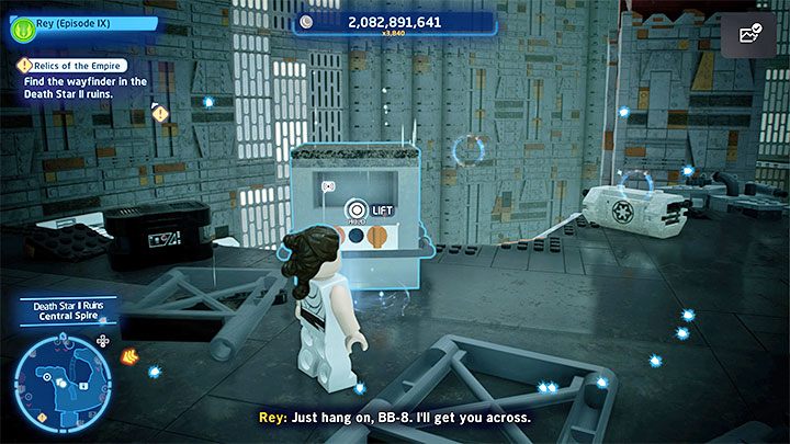 Na górze znajdziecie skrzynię do przepchnięcia - LEGO Skywalker Saga: Być na tyle silnym (The Strength To Do It) - solucja, opis przejścia - LEGO Skywalker Saga - poradnik do gry