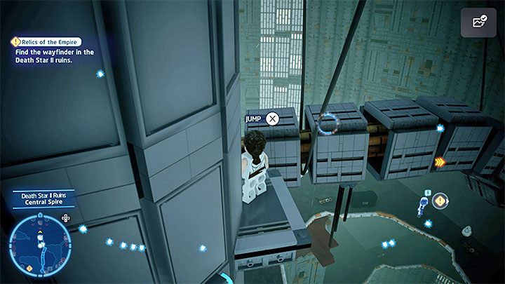 Końcową część wspinaczki możecie zaliczyć dowolną postacią, przy czym grając jako Rey powinniście szybciej się z nią uporać - LEGO Skywalker Saga: Być na tyle silnym (The Strength To Do It) - solucja, opis przejścia - LEGO Skywalker Saga - poradnik do gry