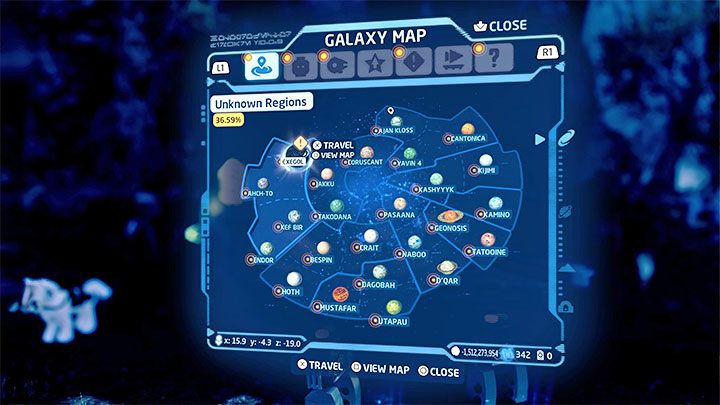 Po znalezieniu się w obozie ruchu oporu otwórzcie mapę galaktyki - LEGO Skywalker Saga: Bądźcie ze mną (Be With Me) - solucja, opis przejścia - LEGO Skywalker Saga - poradnik do gry