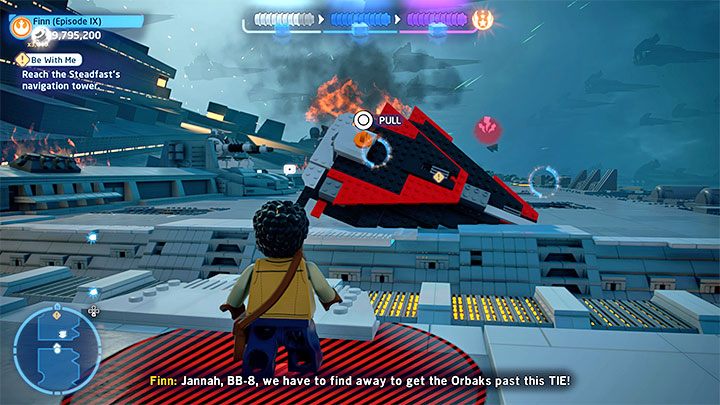 Dotrzecie do miejsca, w którym bohaterowie zeskoczą z wierzchowców i przystąpicie do bezpośrednich walk ze szturmowcami - LEGO Skywalker Saga: Bądźcie ze mną (Be With Me) - solucja, opis przejścia - LEGO Skywalker Saga - poradnik do gry