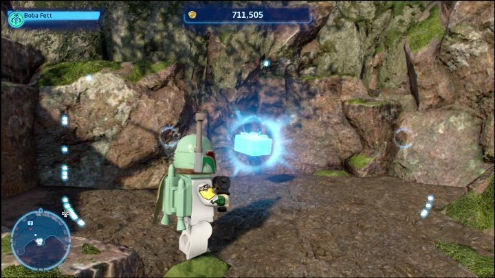 Ten klocek leży na skalnej górze, w południowej części regiony - LEGO Star Wars The Skywalker Saga: Zamek Maz - lista wszystkich łamigłówek - LEGO Skywalker Saga - poradnik do gry