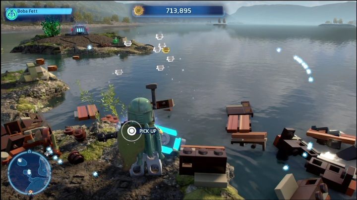 Klocek znajduje się w skrzyni, na niewielkiej wyspie - LEGO Star Wars The Skywalker Saga: Zamek Maz - lista wszystkich łamigłówek - LEGO Skywalker Saga - poradnik do gry