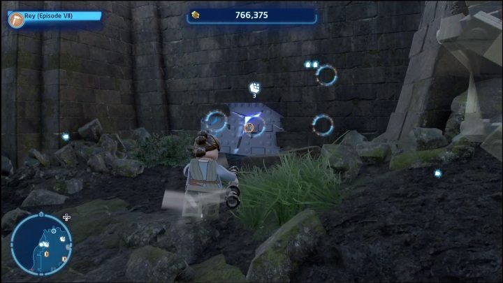 W północno zachodniej części regionu znajdziecie klocek ukryty w murach zamku - LEGO Star Wars The Skywalker Saga: Zamek Maz - lista wszystkich łamigłówek - LEGO Skywalker Saga - poradnik do gry