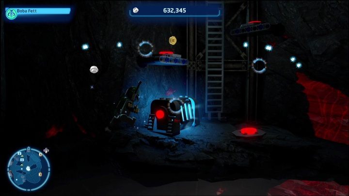 Ten klocek leży przy lawie zamknięty w skrzyni - LEGO Star Wars The Skywalker Saga: Placówka Crait - lista wszystkich łamigłówek - LEGO Skywalker Saga - poradnik do gry