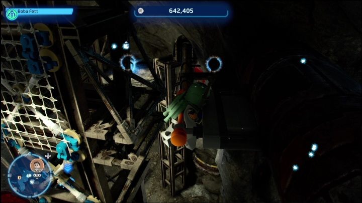 Dostaniecie się do tej znajdźki korzystając z pomocy Zbieracza z lotnią i wyrzutnią sieci - LEGO Star Wars The Skywalker Saga: Placówka Crait - lista wszystkich łamigłówek - LEGO Skywalker Saga - poradnik do gry