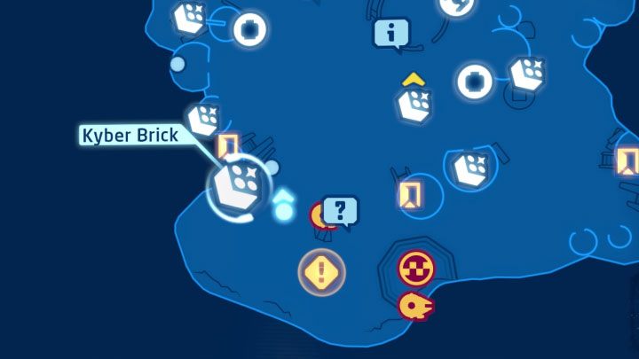 Rodzaj znajdźki: Łamigłówka - Klocek Kyber - LEGO Skywalker Saga: Wioska Tuanul (Tuanul Village) - lista wszystkich łamigłówek - LEGO Skywalker Saga - poradnik do gry