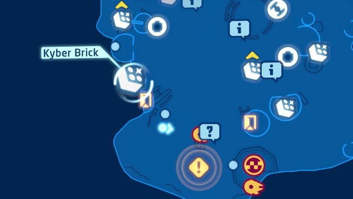 Rodzaj znajdźki: Łamigłówka - Klocek Kyber - LEGO Skywalker Saga: Wioska Tuanul (Tuanul Village) - lista wszystkich łamigłówek - LEGO Skywalker Saga - poradnik do gry