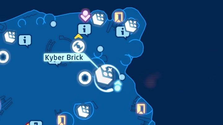 Rodzaj znajdźki: Łamigłówka - Klocek Kyber - LEGO Skywalker Saga: Wioska Tuanul (Tuanul Village) - lista wszystkich łamigłówek - LEGO Skywalker Saga - poradnik do gry