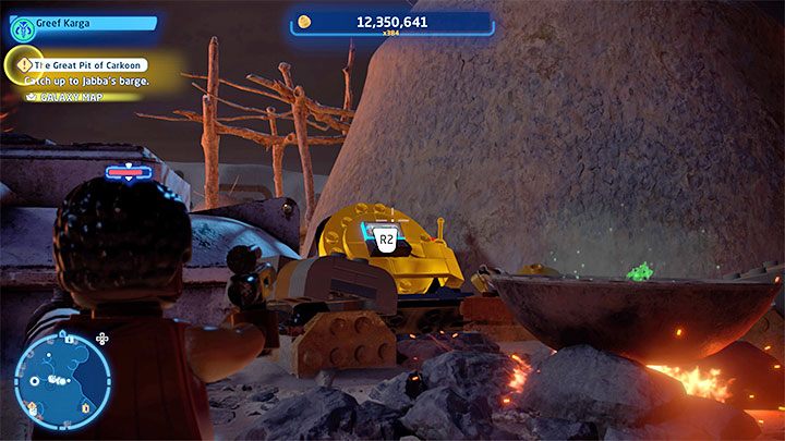 Przełączcie się na dowolną postać z kategorii Łowców nagród - LEGO Skywalker Saga: Wioska Tuanul (Tuanul Village) - lista wszystkich łamigłówek - LEGO Skywalker Saga - poradnik do gry