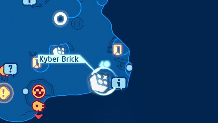 Rodzaj znajdźki: Łamigłówka - Klocek Kyber - LEGO Skywalker Saga: Wioska Tuanul (Tuanul Village) - lista wszystkich łamigłówek - LEGO Skywalker Saga - poradnik do gry