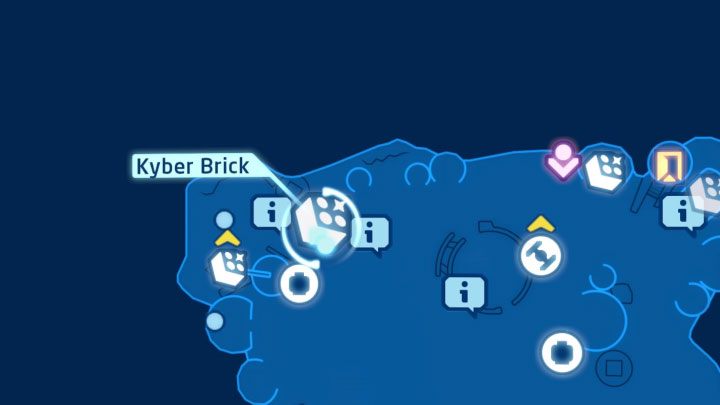 Rodzaj znajdźki: Łamigłówka - Klocek Kyber - LEGO Skywalker Saga: Wioska Tuanul (Tuanul Village) - lista wszystkich łamigłówek - LEGO Skywalker Saga - poradnik do gry