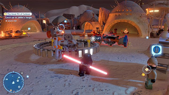 Rodzaj znajdźki: Łamigłówka - Statek (Kylo Rens Command Shuttle) - LEGO Skywalker Saga: Wioska Tuanul (Tuanul Village) - lista wszystkich łamigłówek - LEGO Skywalker Saga - poradnik do gry