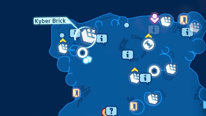 Rodzaj znajdźki: Łamigłówka - Klocek Kyber - LEGO Skywalker Saga: Wioska Tuanul (Tuanul Village) - lista wszystkich łamigłówek - LEGO Skywalker Saga - poradnik do gry