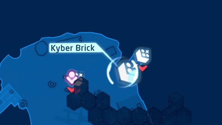 Rodzaj znajdźki: Łamigłówka - Klocek Kyber - LEGO Skywalker Saga: Osada Niima (Niima Outpost) - lista wszystkich łamigłówek - LEGO Skywalker Saga - poradnik do gry