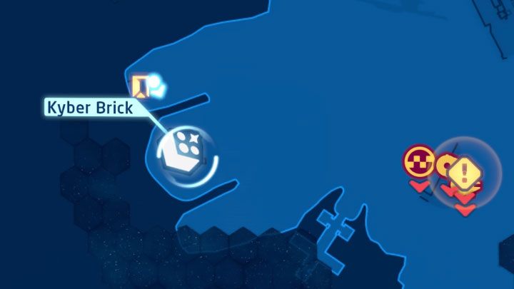 Rodzaj znajdźki: Łamigłówka - Klocek Kyber - LEGO Skywalker Saga: Osada Niima (Niima Outpost) - lista wszystkich łamigłówek - LEGO Skywalker Saga - poradnik do gry